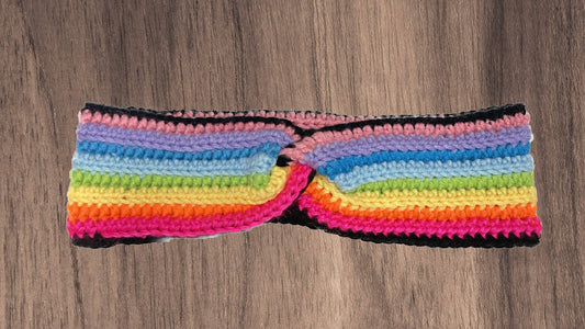 Dark Rainbow Headband