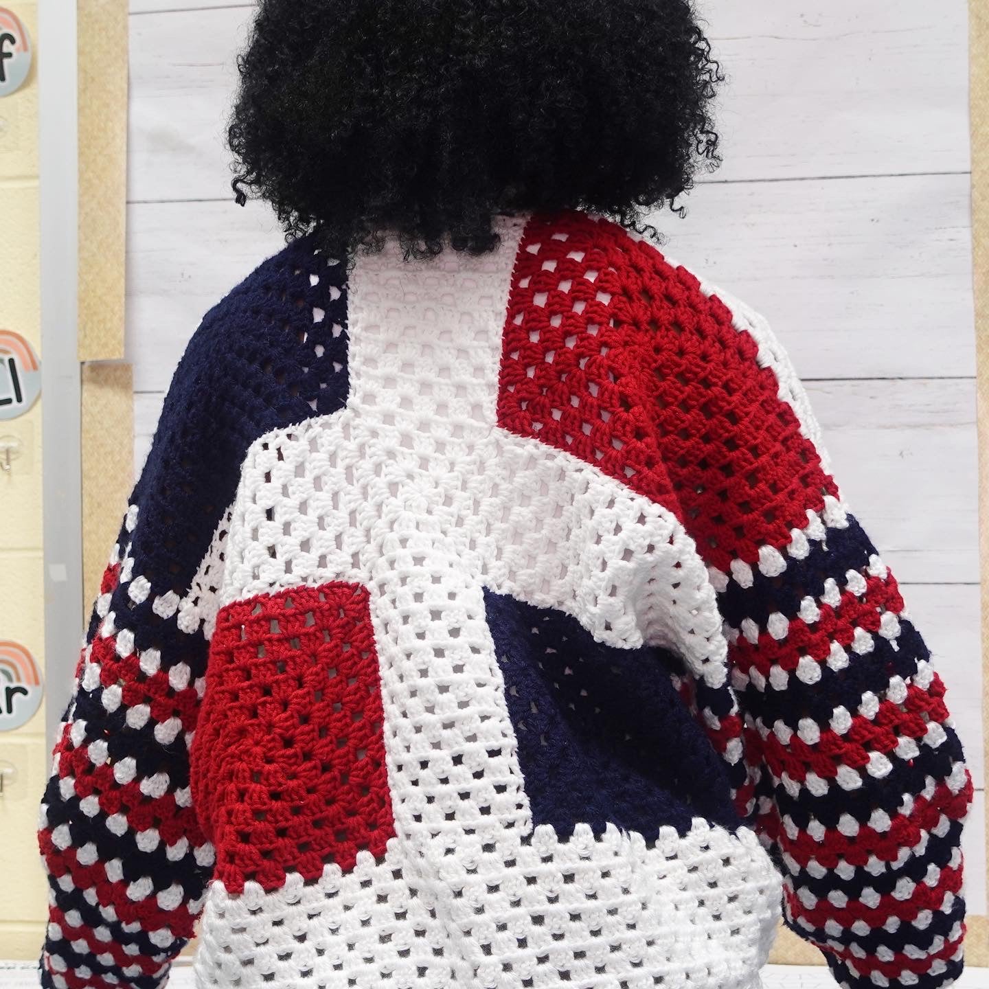 Custom: Dominican Flag Cardi