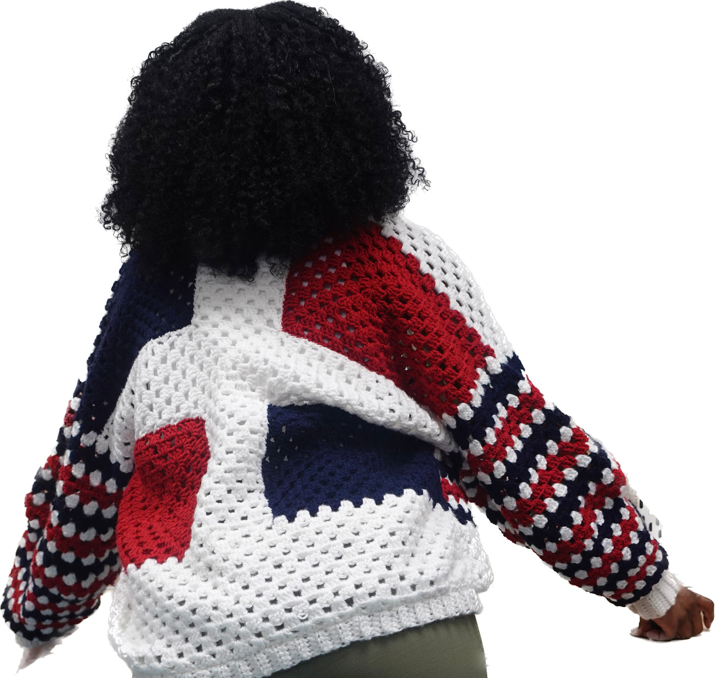 Custom: Dominican Flag Cardi