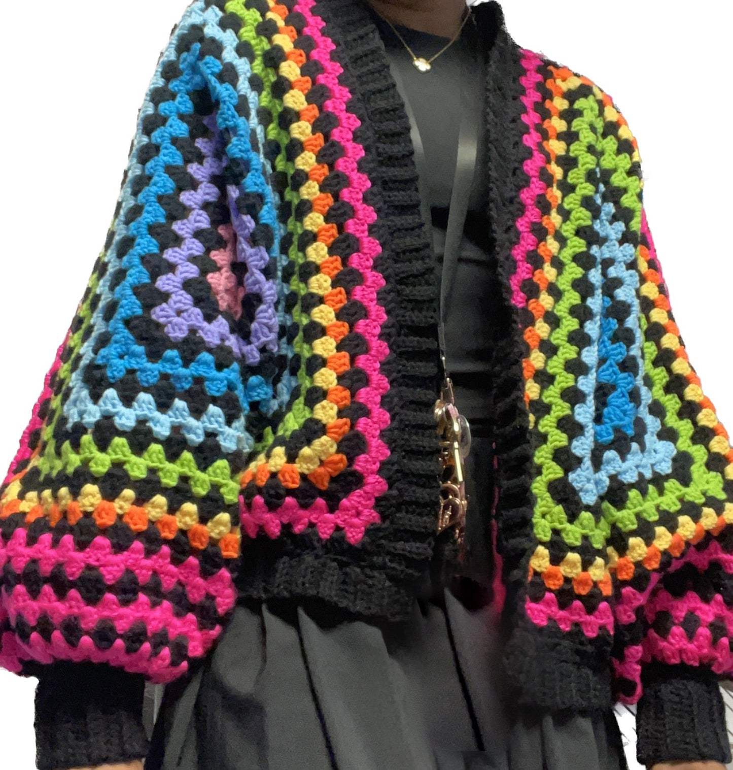 The Rainbow Hexi Cardi